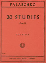 20 STUDIES OP 36 VIOLA cover